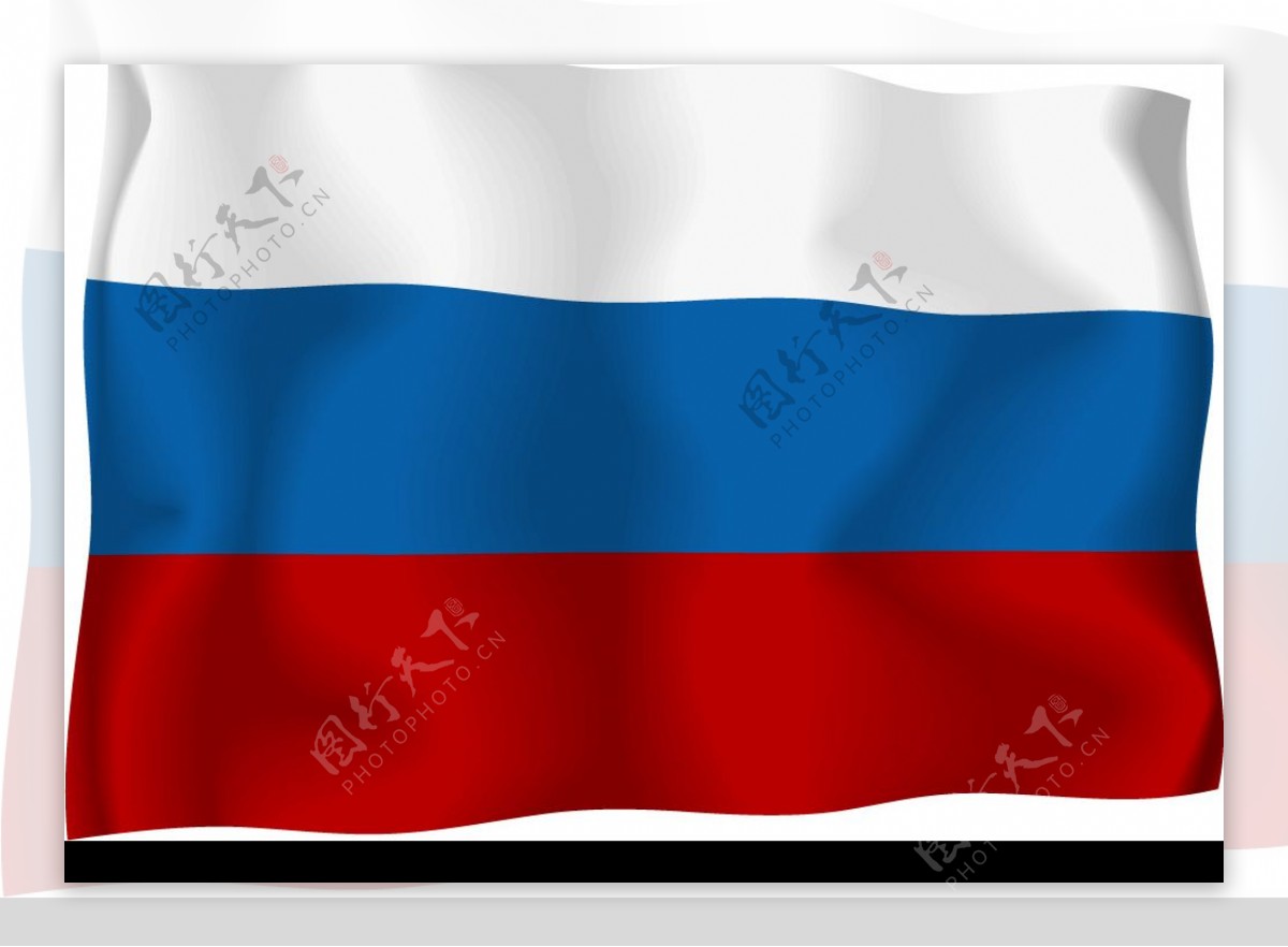矢量俄罗斯联邦国旗图片