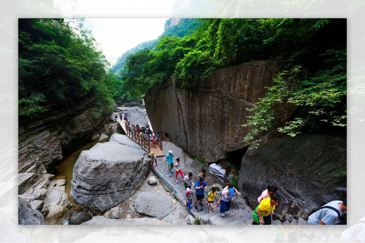 云台山潭瀑峡图片