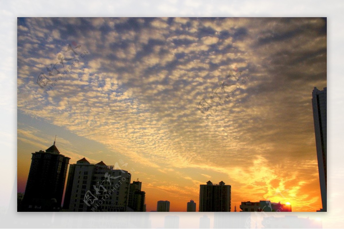 广州鱼鳞云图片