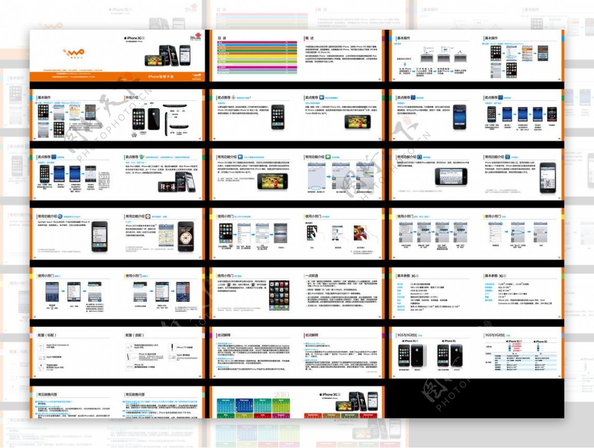 联通iphone手册制版文件图片