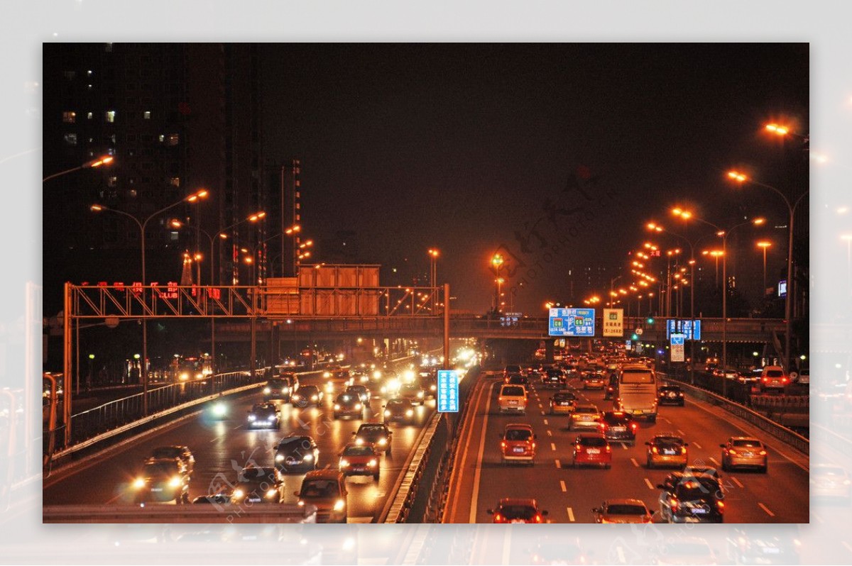 北京夜景图片