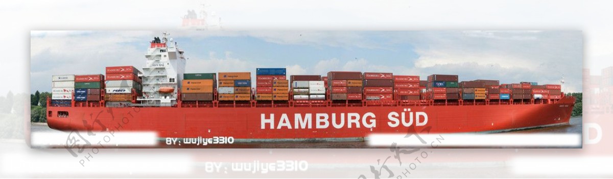 汉堡大型船舶高清大图图片