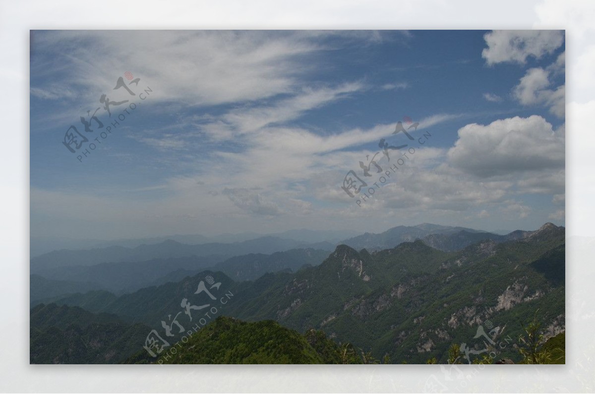 沣峪分水岭图片