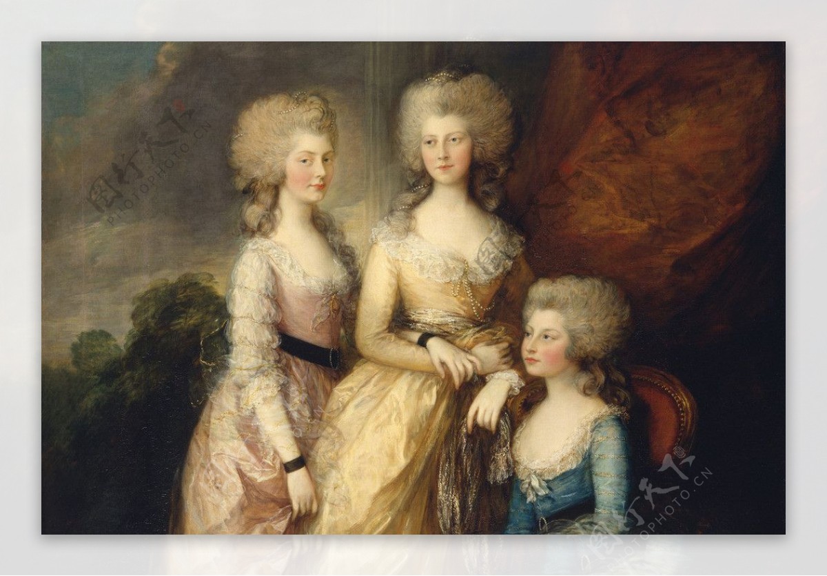 乔治三世最大的三个女儿图片