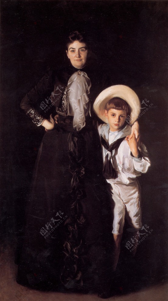 爱德华太太和她儿子利文斯顿图片