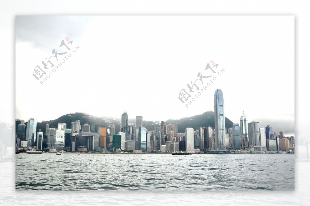 香港岛全景图片