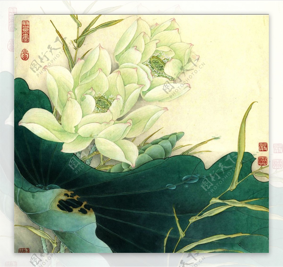 清新淡雅的中国风古典简约背景系列桌面壁纸高清-设计创意-壁纸下载-美桌网