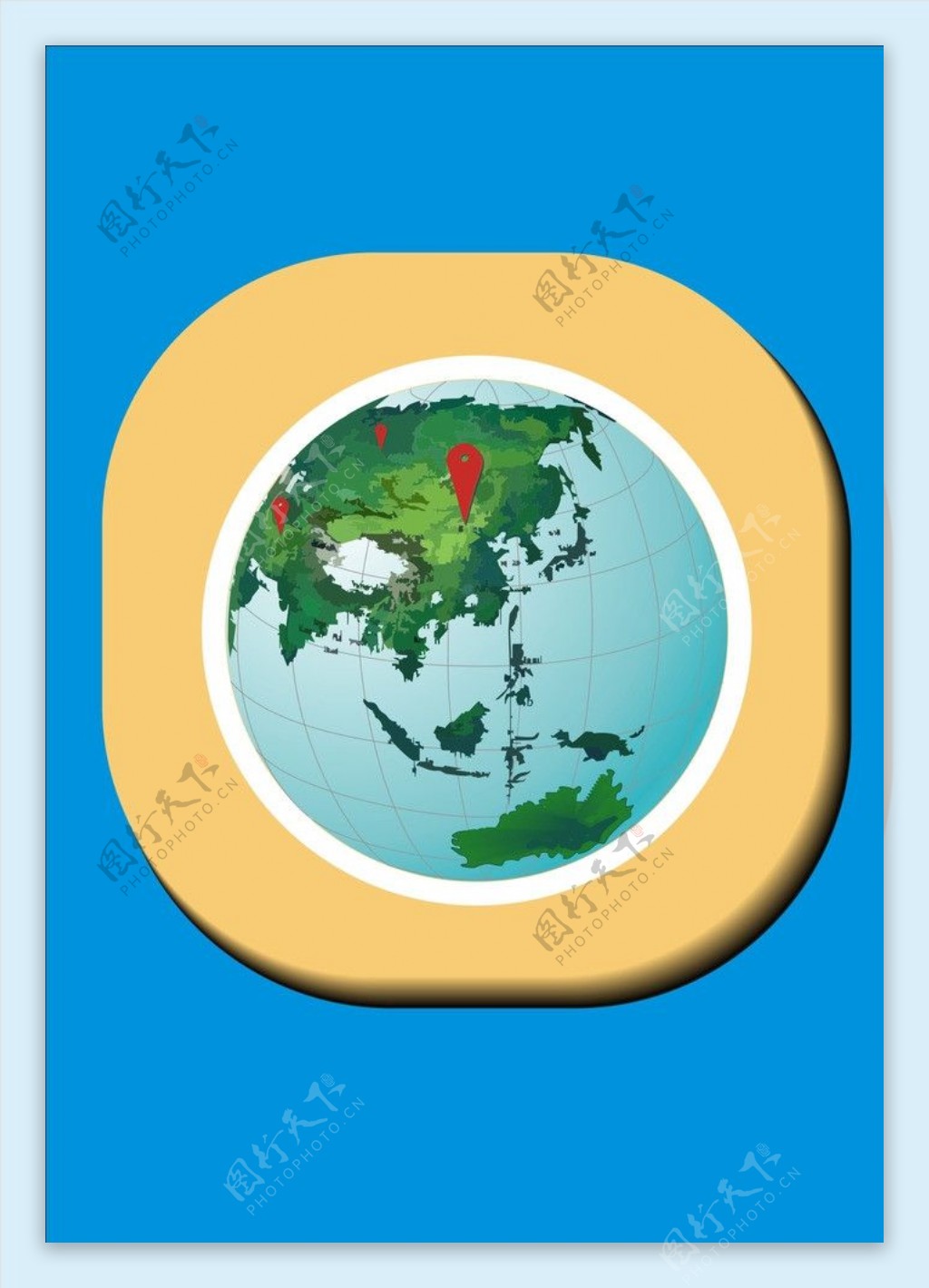 icon图标地球图片