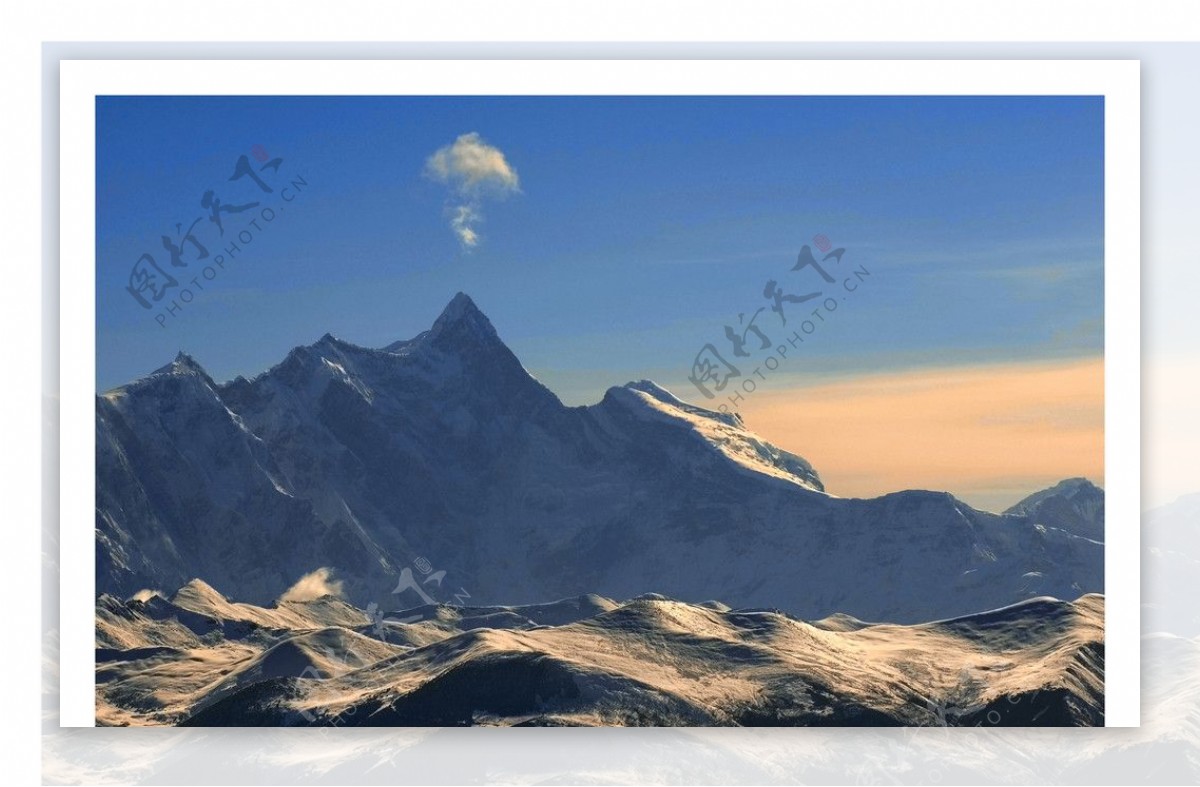 世界屋脊之西藏雪岭图片