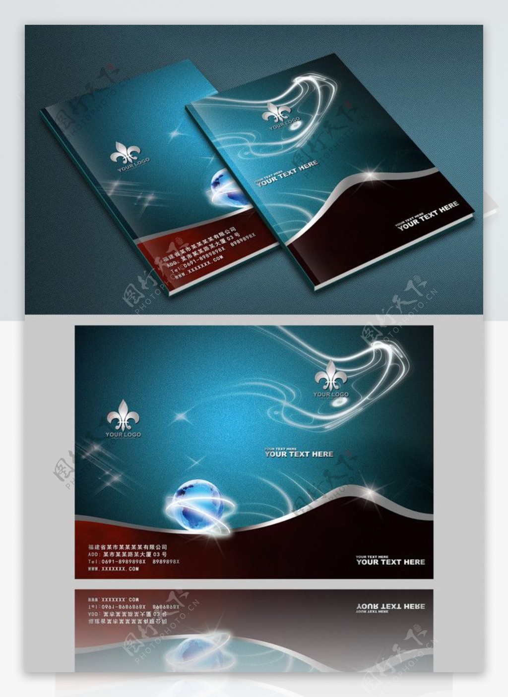 电子产品科技封面PSD分层图图片