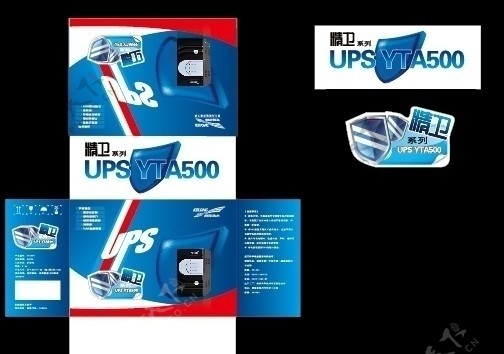 科华UPS外包装设计精卫系列图片
