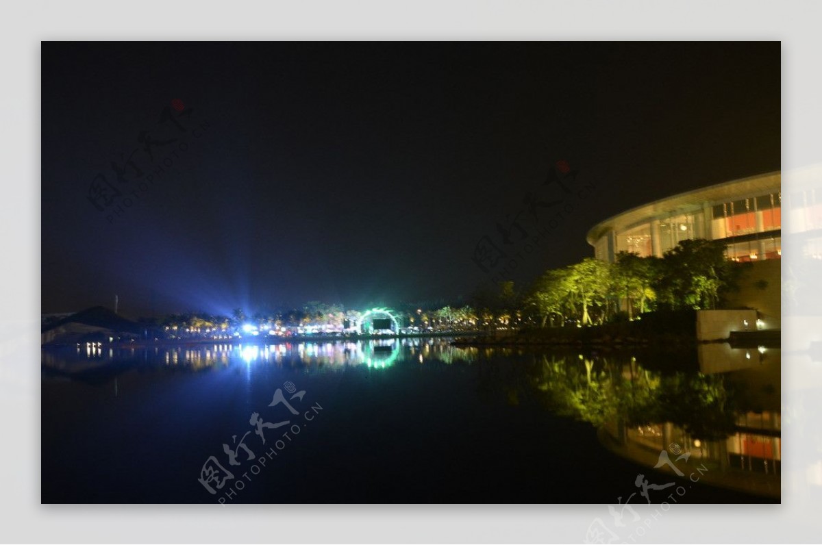 深圳欢乐海岸夜景非高清图片