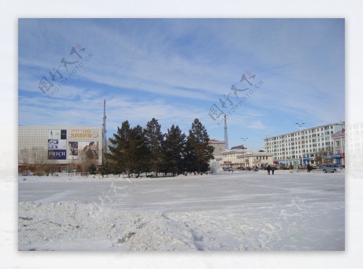 海拉尔成吉思汗广场图片