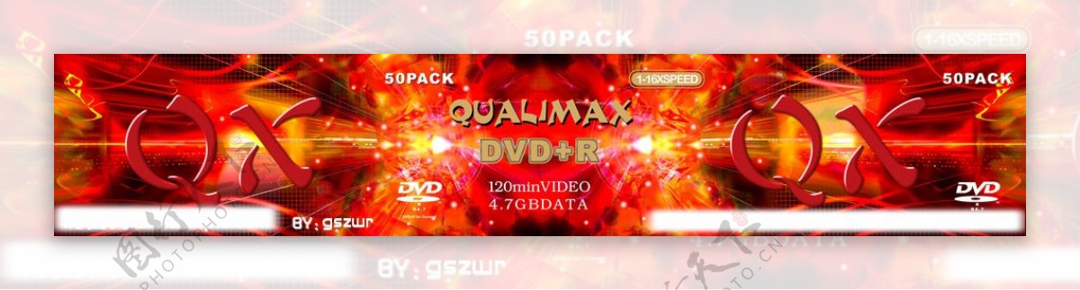 QUALIMAX彩纸DVDR包装图片