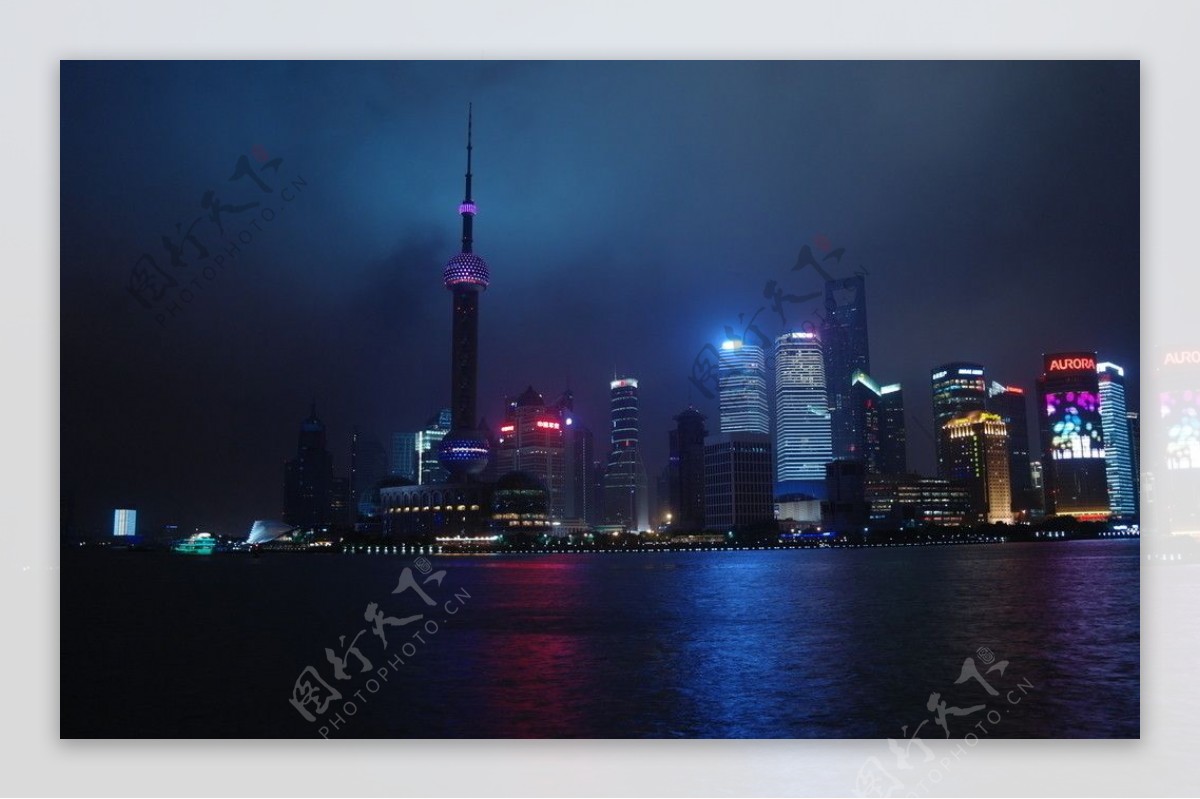 上海外滩夜景图片