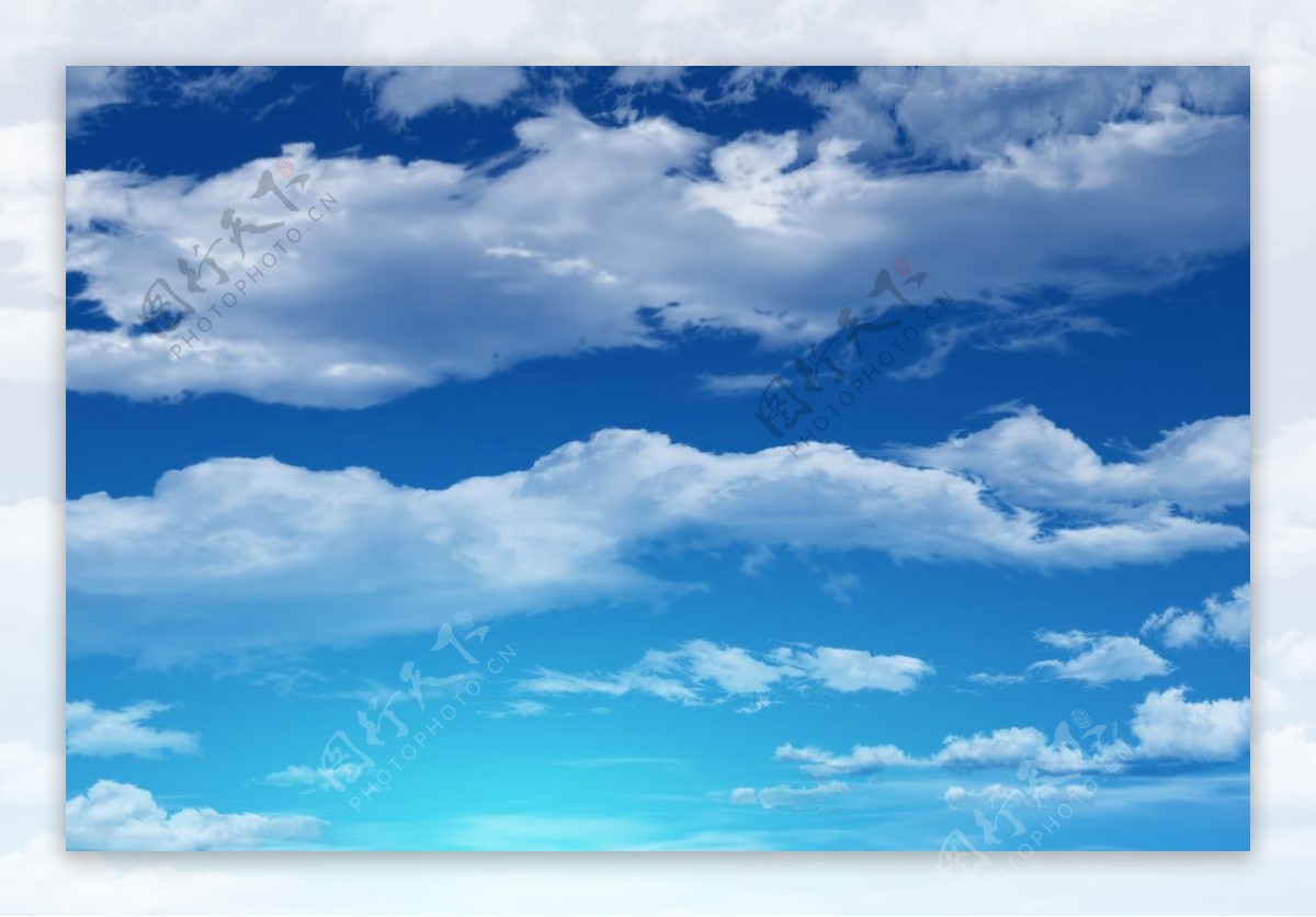 蓝天白云云彩图片
