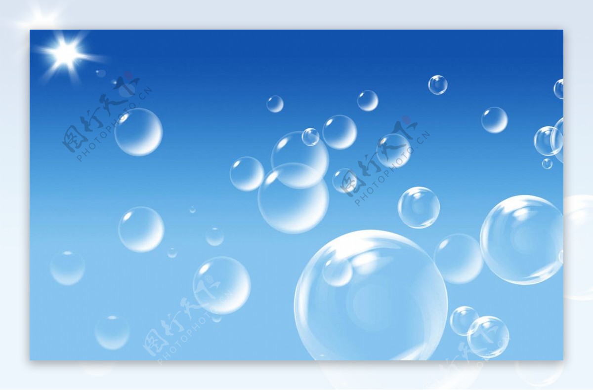 气泡设计PSD图片