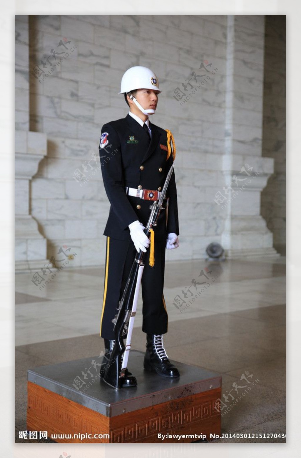 中正纪念堂的卫兵图片
