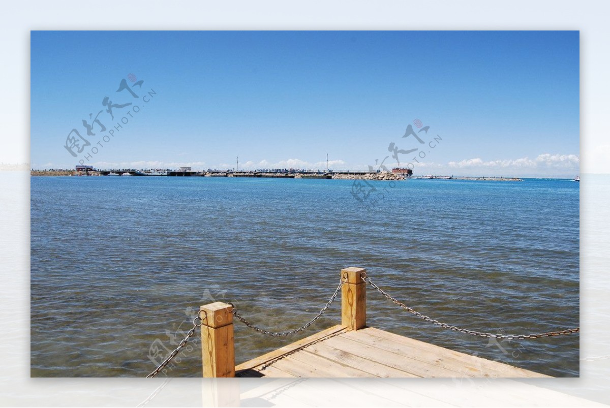 青海湖码头图片