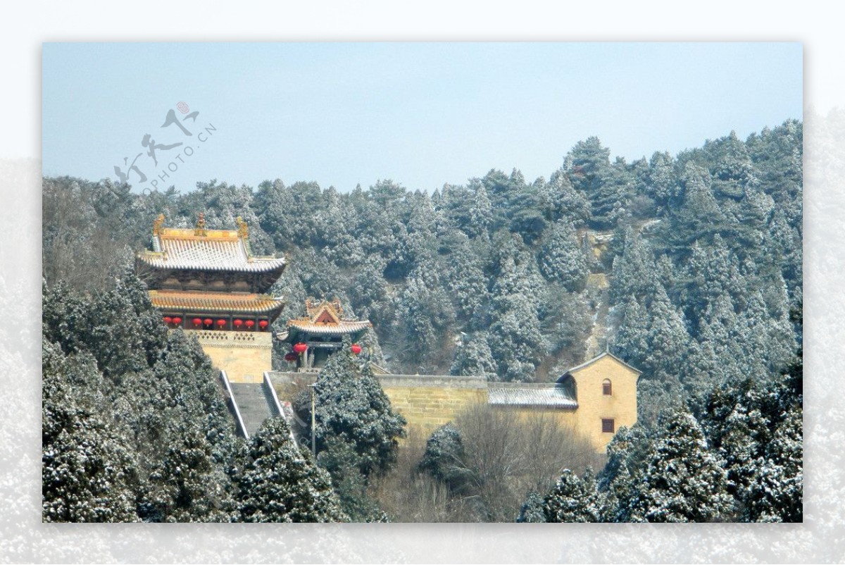 开化寺全景图片