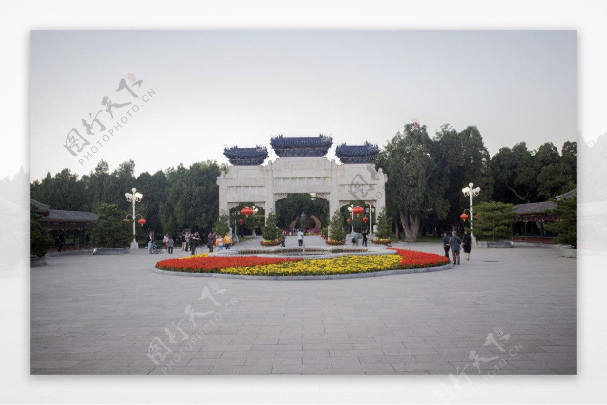 北京中山公园一景图片