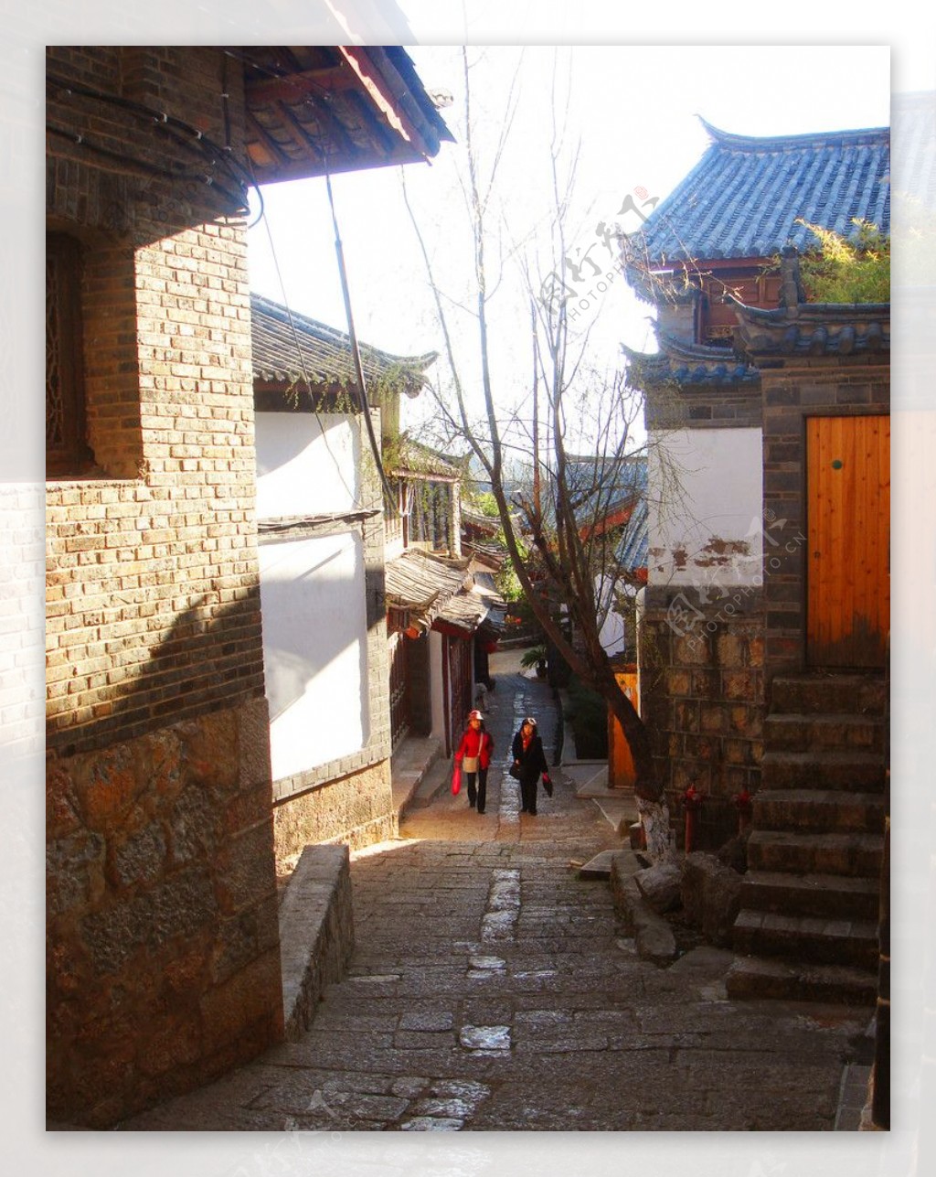 丽江古城街巷图片
