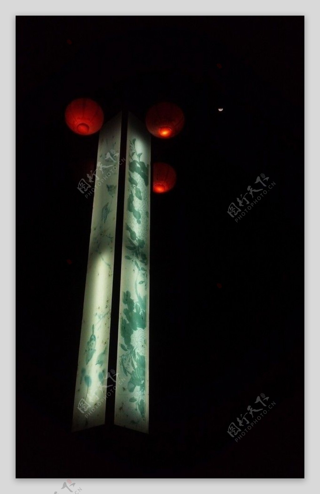 揭阳榕城护城河夜景图片
