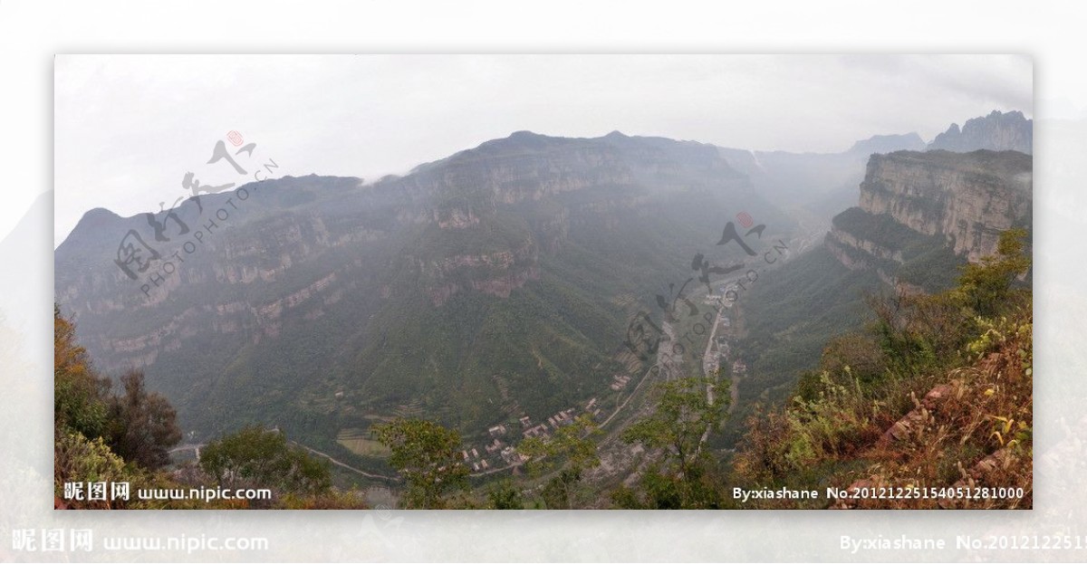 安阳太行山全景图图片