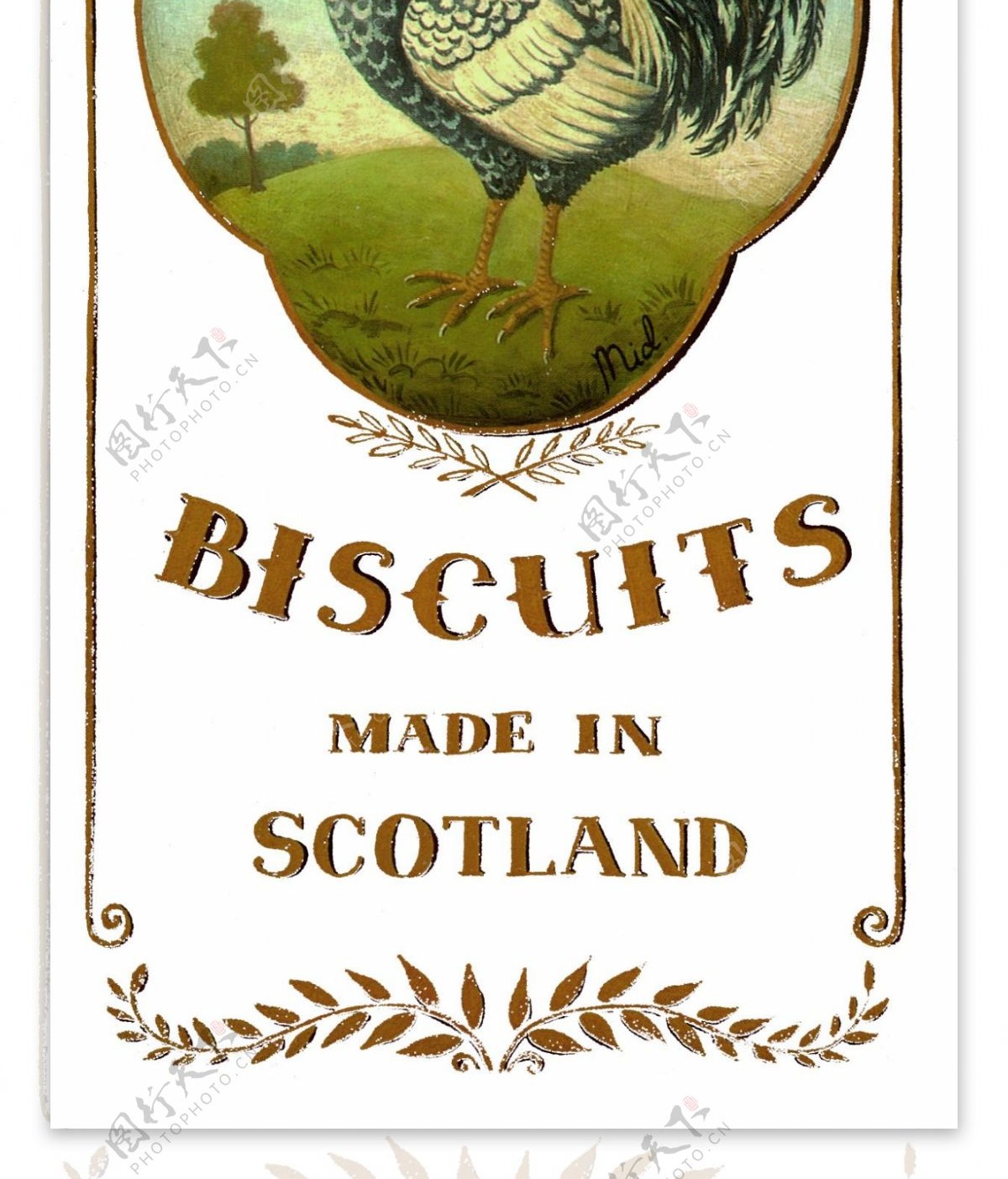 苏格兰饼干小面包贴牌图片