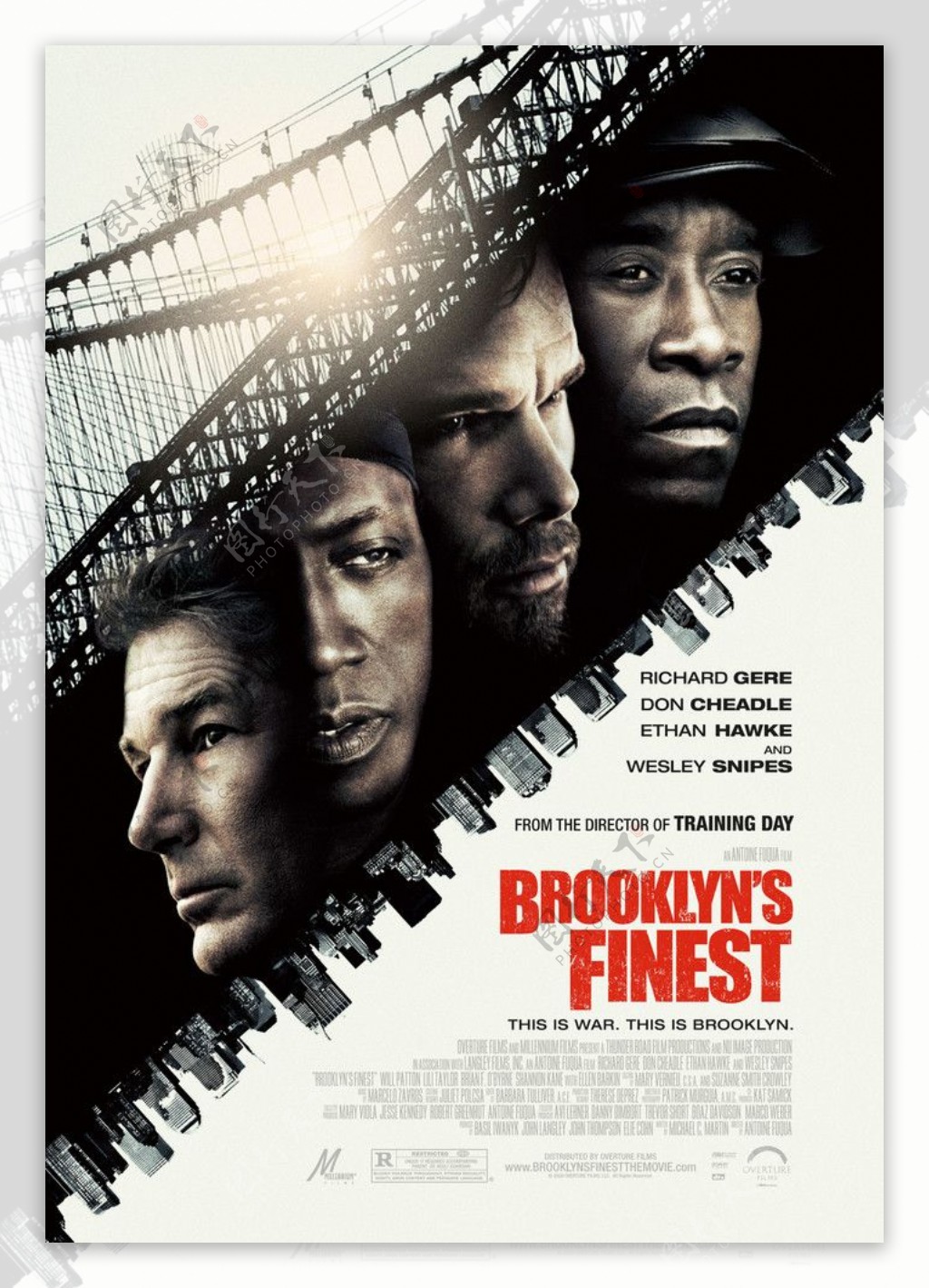 布鲁克林警察高清原版电影海报图片