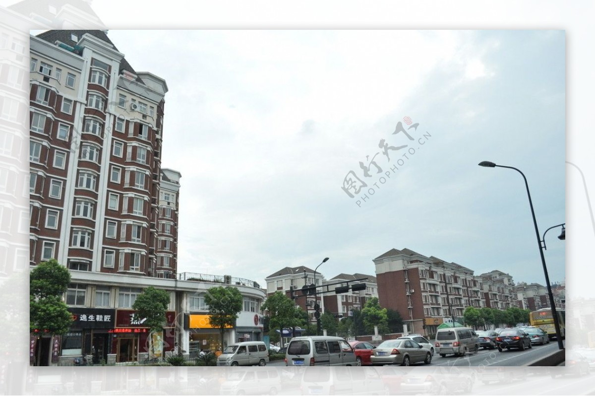 杭州市文二路街道建筑图片