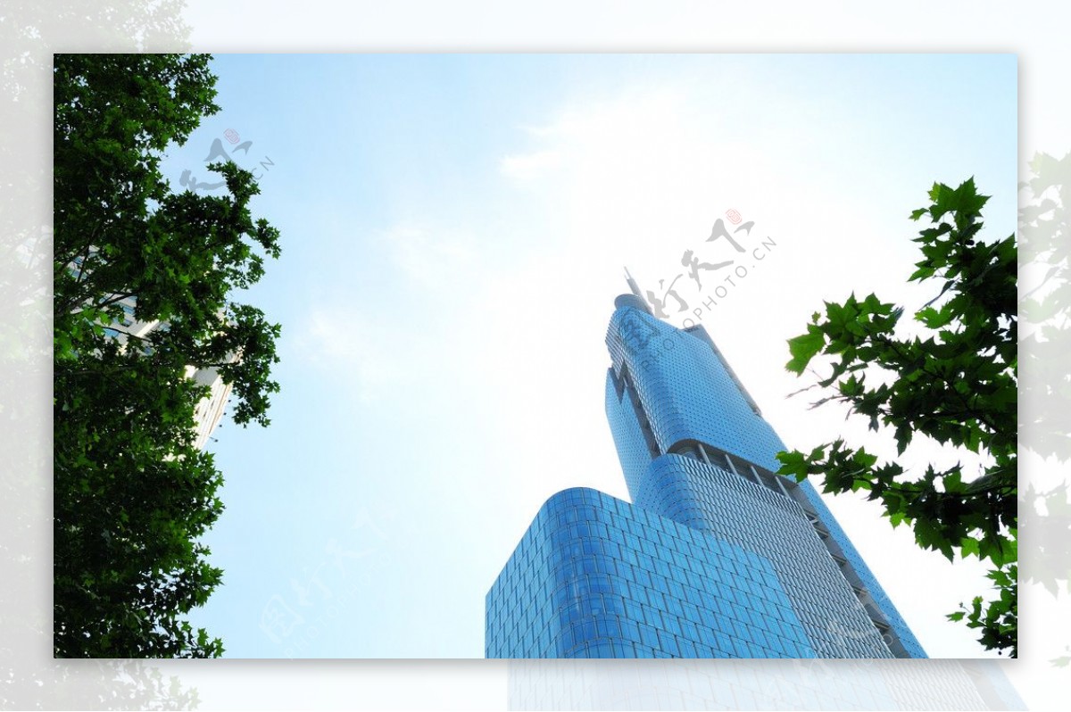 南京紫峰大厦图片