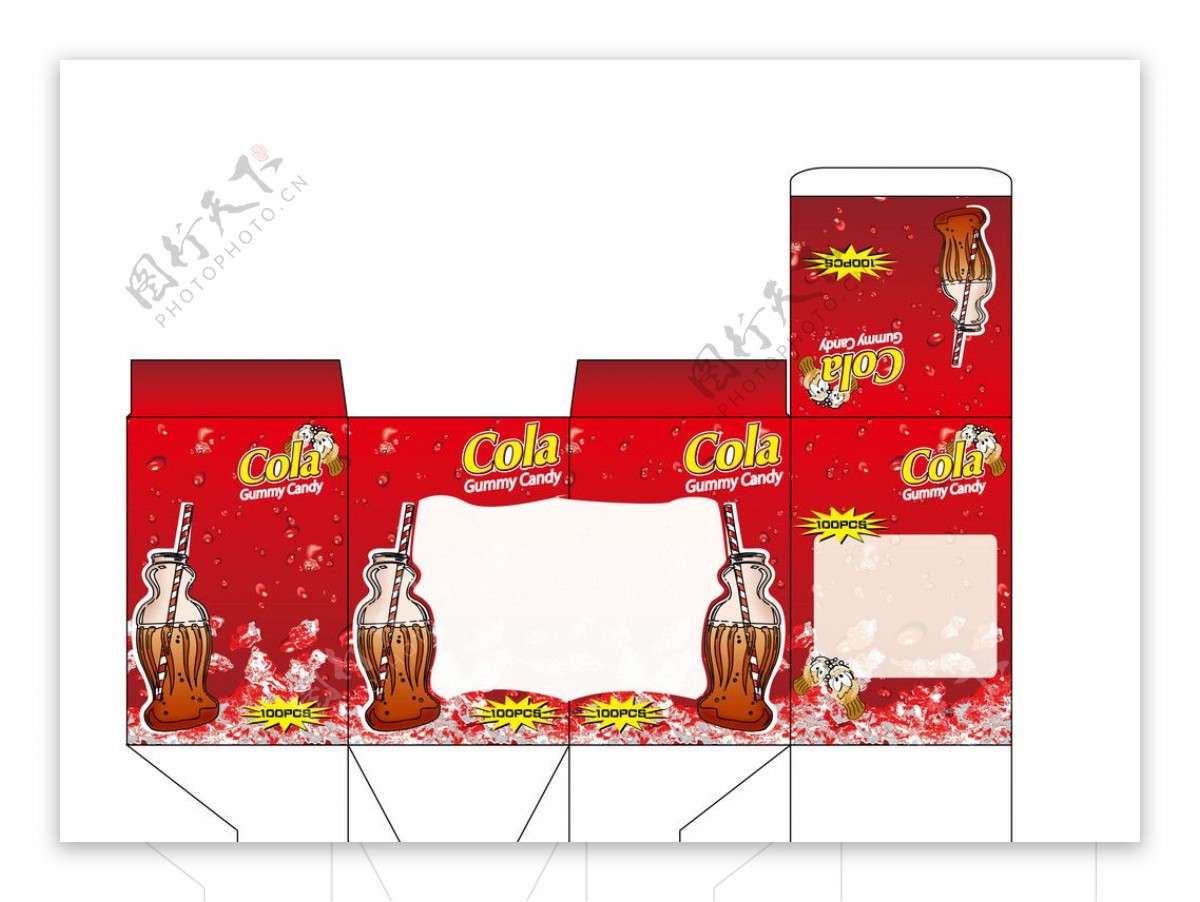 食品包装彩盒图片