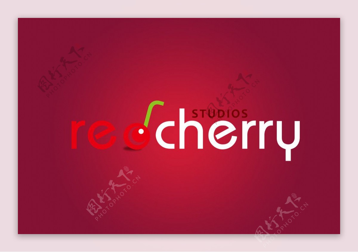 樱桃字母logo图片