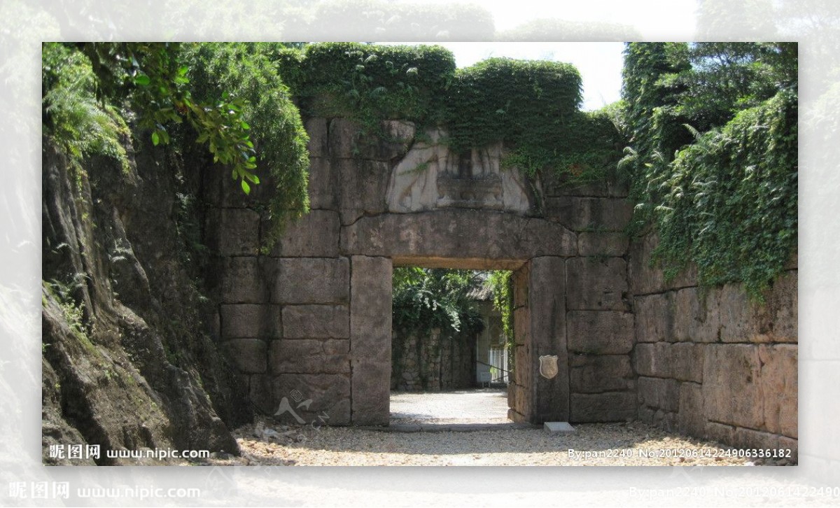 深圳世界之窗古城墙图片
