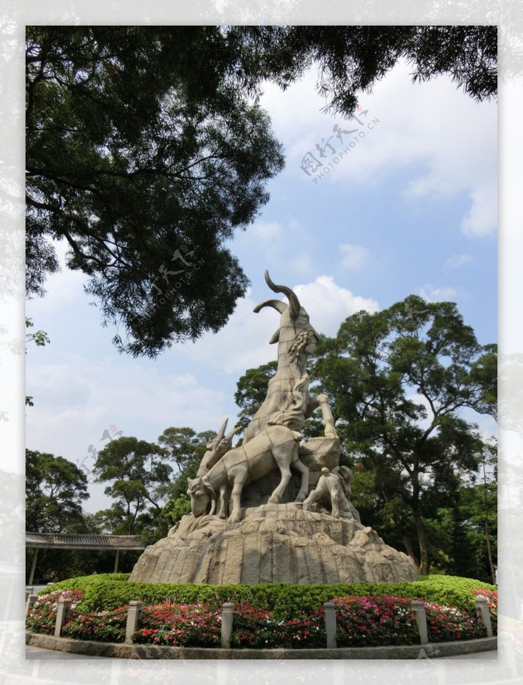 广州五羊雕像图片