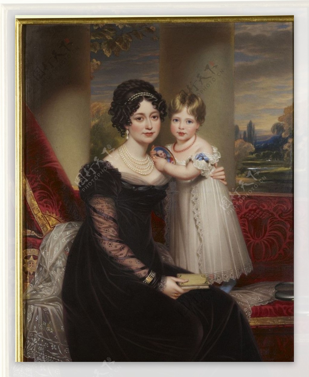 肯特公爵夫人维多利亚与公主维多利亚图片