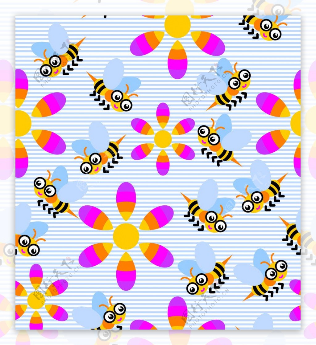 蜜蜂底纹图片