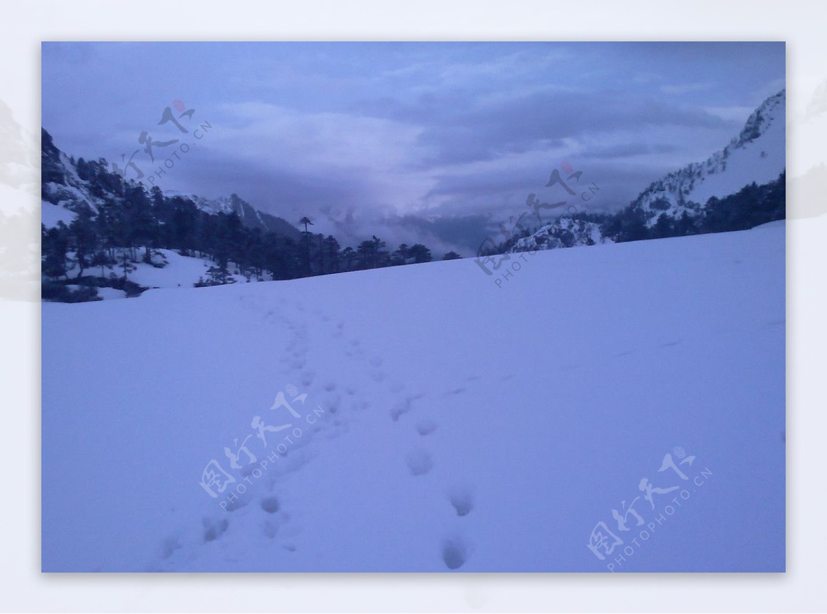 云南梅里雪山查里顶村图片