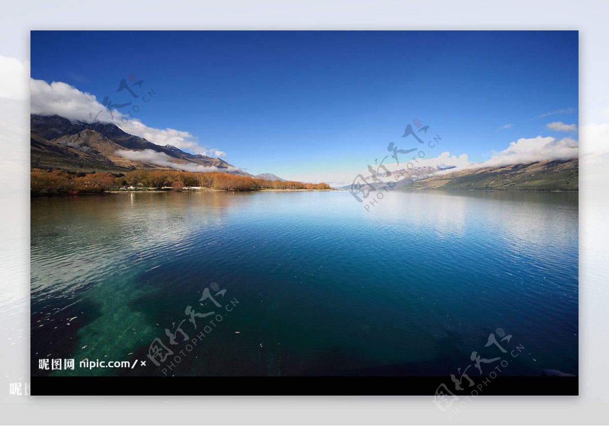 湖光十色图片