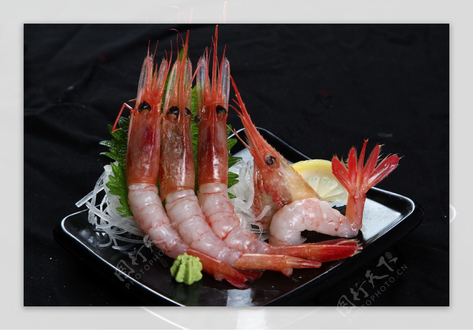 大甜虾刺身图片