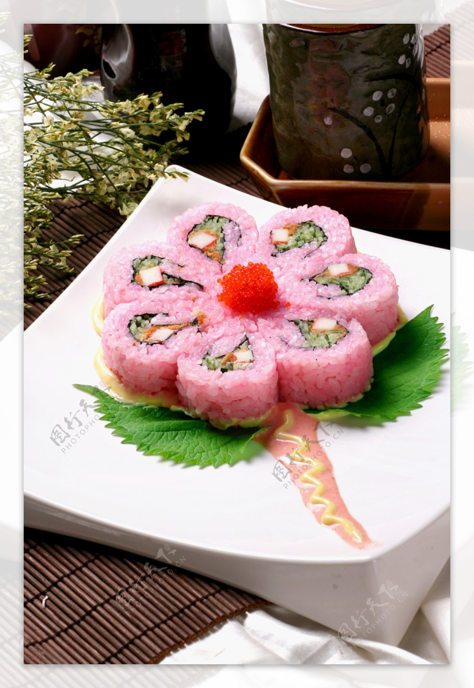 樱花卷寿司图片