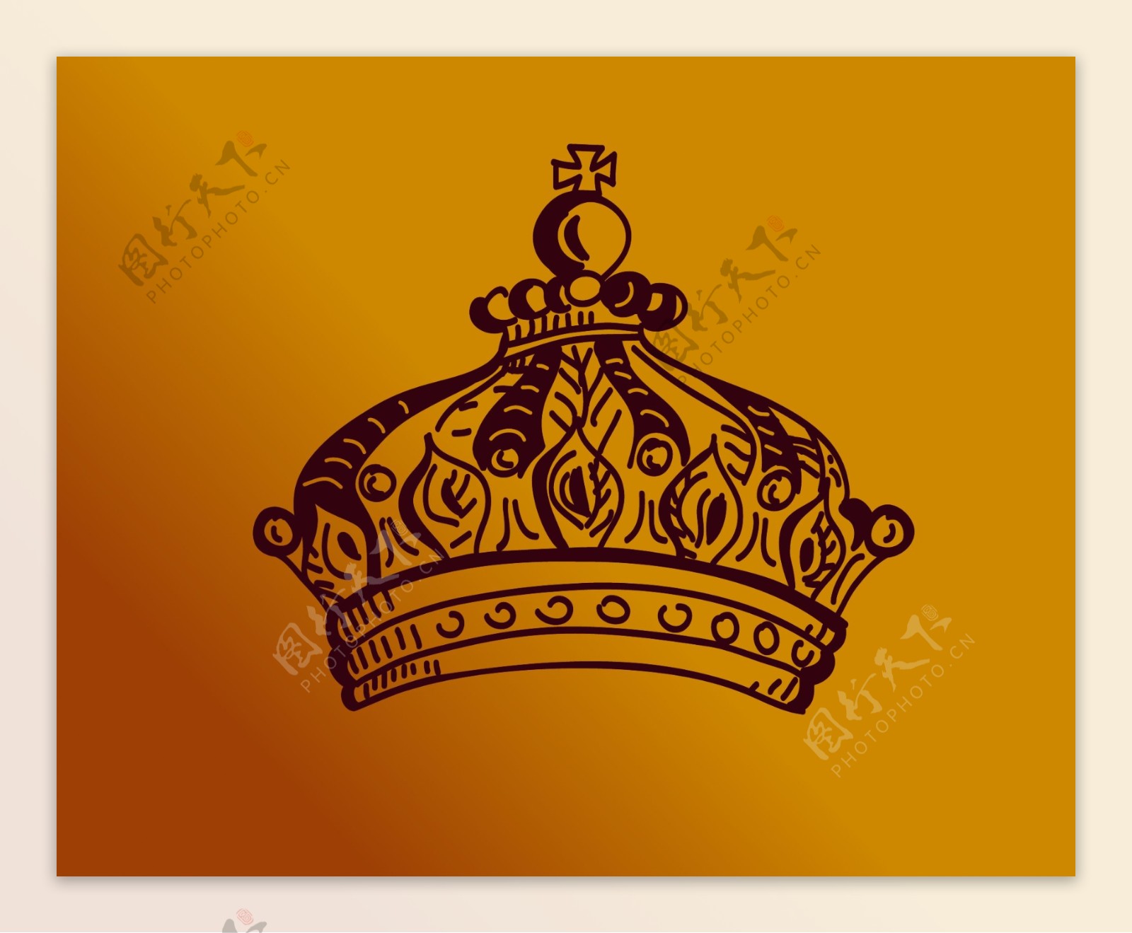 欧洲古典宫廷皇冠矢量文件图片
