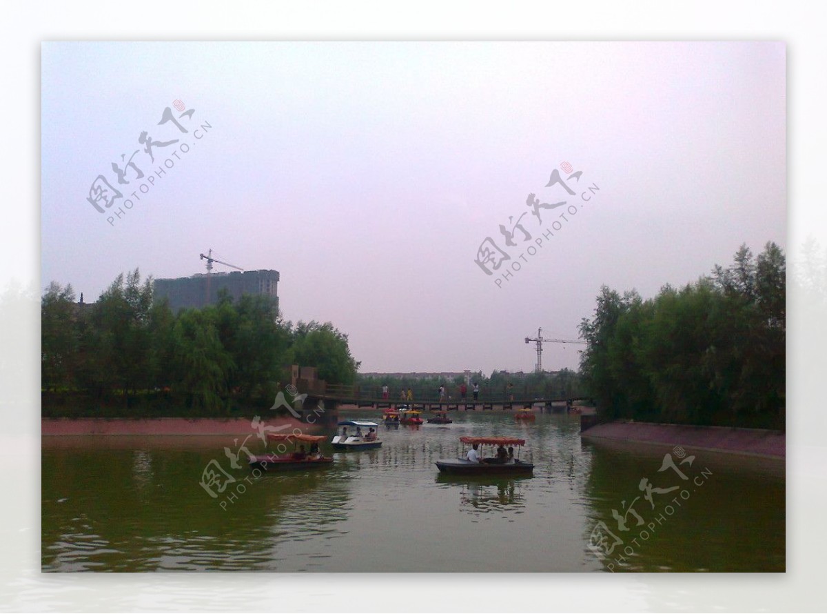 临汾古城公园水上乐园图片