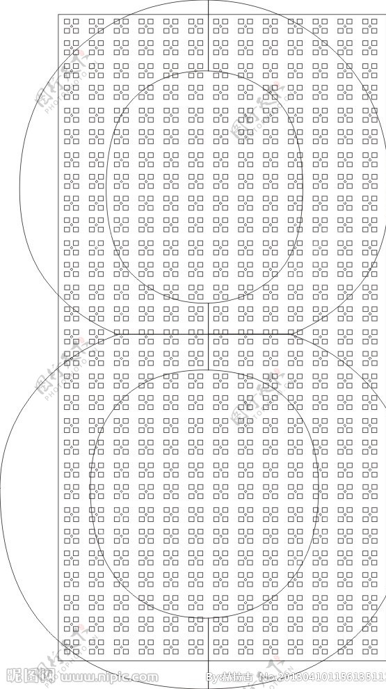 LED四灯模组矩形图图片