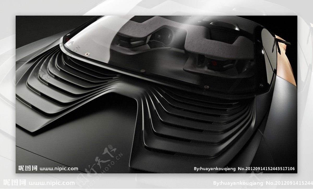 标致Onyx概念车混合动力超跑图片
