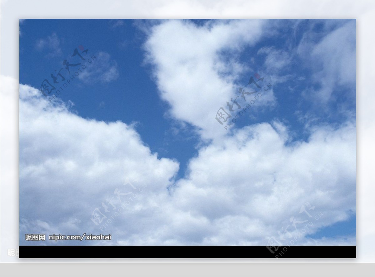 蓝天白云的图图片