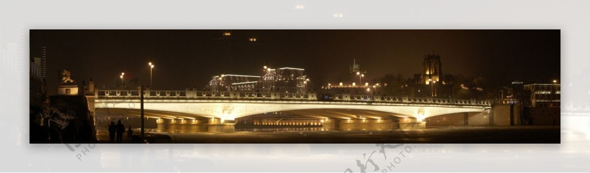 狮子林桥冬夜图片