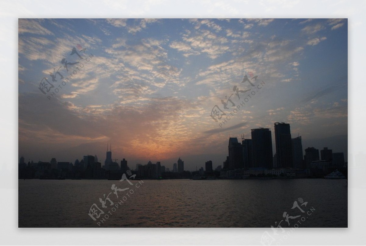 浦江上的夕阳2图片