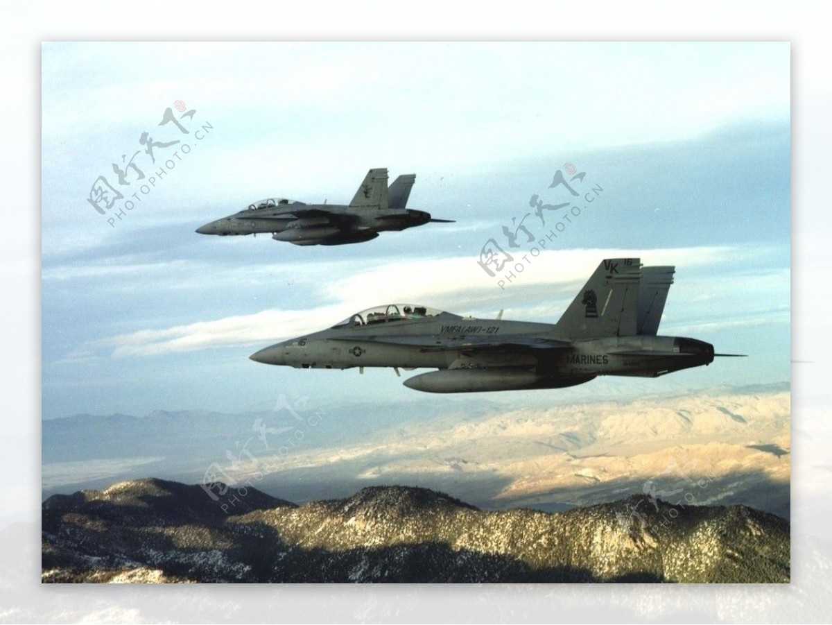 美制F18战斗机图片